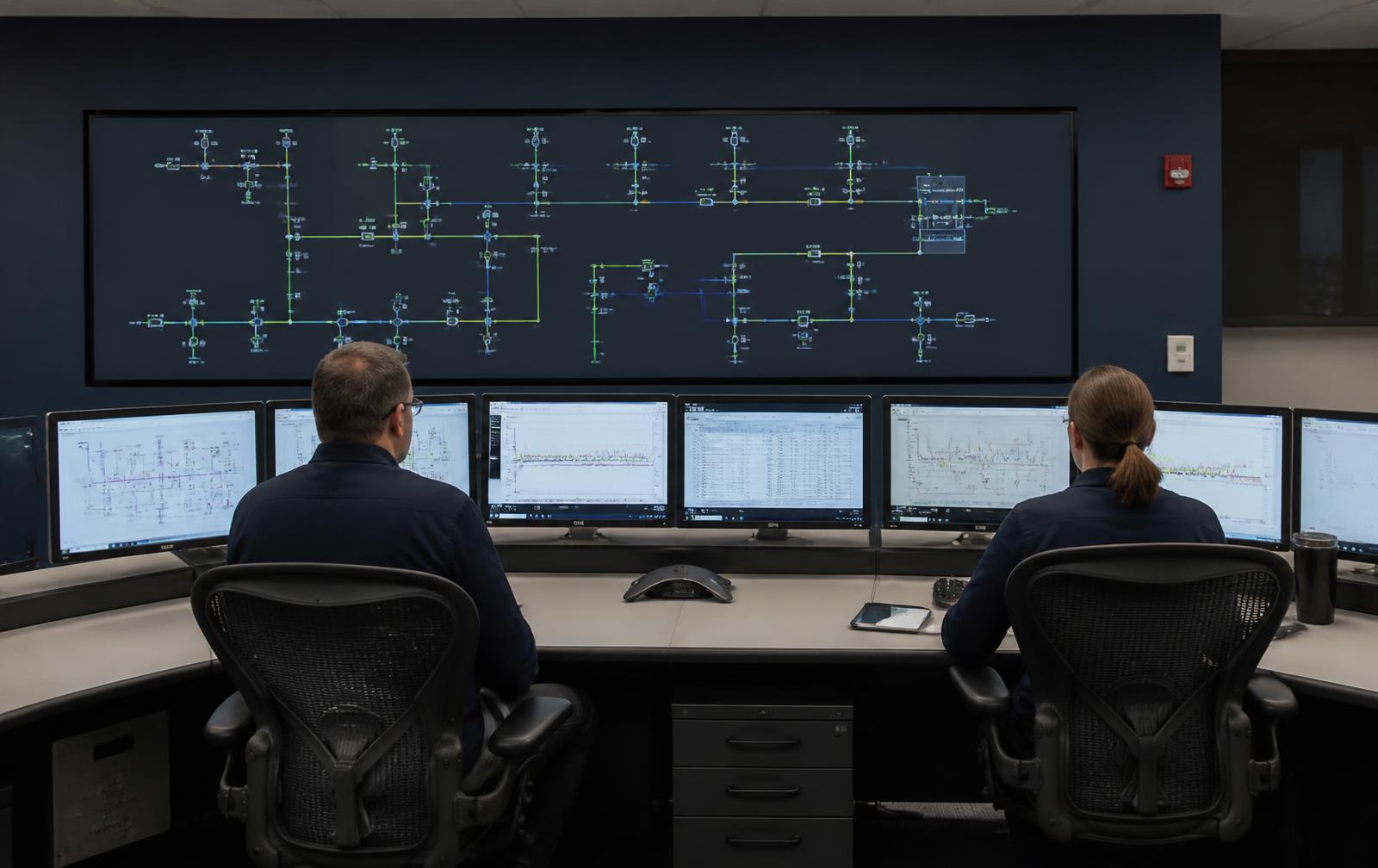 Representative illustration of a microgrid operations environment